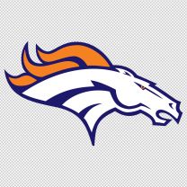 Denver Broncos Football Team Logo Decal Sticker