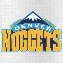 Denver Nuggets Football Team Logo Decal Sticker