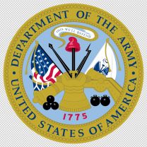 Department Of Thearmy Emblem Logo Shield Decal Sticker