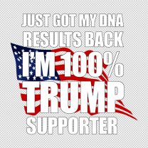 Deplorable Dna Trump Supporter Window Bumper Political Trump DecalL Sticker