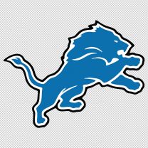 Detroit Lions Football Team Logo Decal Sticker