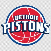 Detroit Pistons Basketball Team Logo Decal Sticker