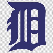 Detroit Tigers Baseball Team Logo Decal Sticker