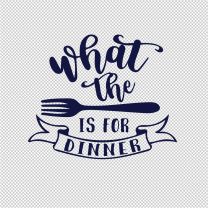 Dinner Special Quotes Vinyl Decal Sticker