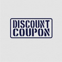 Discount Coup For Sale Vinyl Decal Stickers