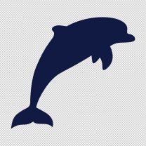 Dolphin Curve Decal Sticker