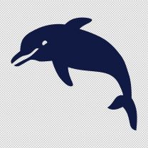 Dolphin Silhouette Decal Sticker
