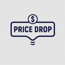 Drop For Sale Vinyl Decal Stickers