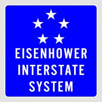 Eisenhower Interstate System Decal Sticker