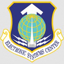 Electronic Systems Center Army Emblem Logo Shield Decal Sticker