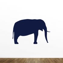 Elephant Silhouette Vinyl Wall Decal Style-A