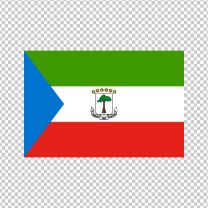 Equatorial Guinea Country Flag Decal Sticker
