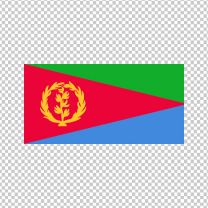 Eritrea Country Flag Decal Sticker