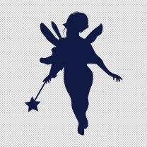 Fairy Walking Decal Sticker