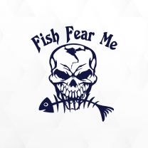 Fear Me Boat Decal Sticker
