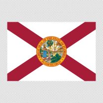 Florida State Flag Decal Sticker