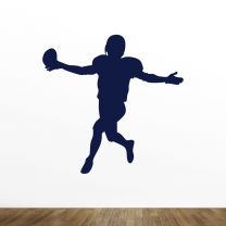 Football Silhouette Wall Decal Style-A