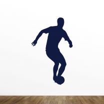 Football Silhouette Vinyl Wall Decal Style-D