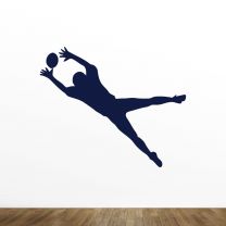 Footballplayer Silhouette Vinyl Wall Decal Style-C