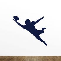 Footballplayer Silhouette Vinyl Wall Decal Style-D