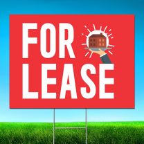 For Lease Digitally Printed Street Yard Sign