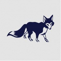 Fox Animal Shape Vinyl Decal Sticker