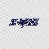 Fox Logo Emblems Vinyl Decal Sticker