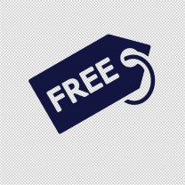 Free Tag For Sale Vinyl Decal Stickers