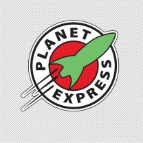 Futurama Planet Express Decal Sticker