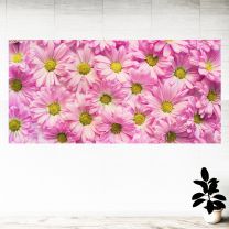 Gerbera Pink Daisy Flowers Graphics Pattern Wall Mural Vinyl Decal