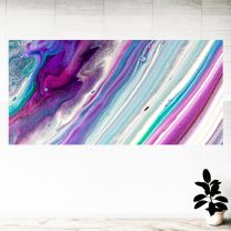 Gliding Calming Colorful Parallel Lines Paint Graphics Pattern Wall Mural Vinyl Decal