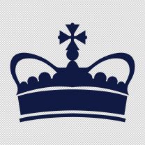 Godlike Crown Decal Sticker 