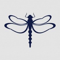 Graceful Dragonfly Decal Sticker 