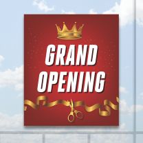 Grand Opening Full Color Digitally Printed Window Poster