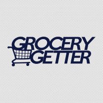 Grocery Getter Funny Decal Sticker