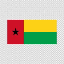 Guinea Bissau Country Flag Decal Sticker