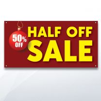 Half Off Sale Digitally Printed Banner