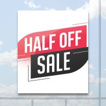Half Off Sale Full Color Digitally Printed Window Poster