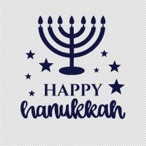 Hanukkah Holiday Vinyl Decal Sticker