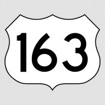 Highway 163 Decal Sticker