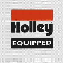 Holley Equipped Racing Decal Sticker