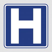 Hospital Decal Sticker