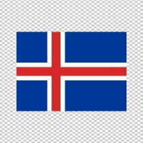 Iceland Country Flag Decal Sticker