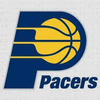 Indiana Pacers Basketball Team Logo Decal Sticker