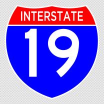 Interstate 19 Decal Sticker