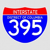 Interstate 395 Decal Sticker