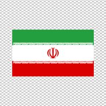 Iran Country Flag Decal Sticker