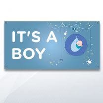 It's A Boy Digitally Printed Banner