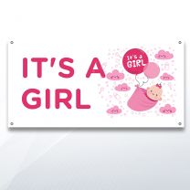 It's A Girl Digitally Printed Banner