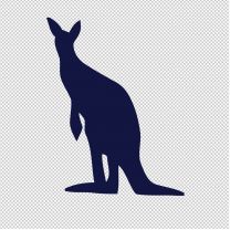 Kangaroo Animal Shape Vinyl Decal Sticker